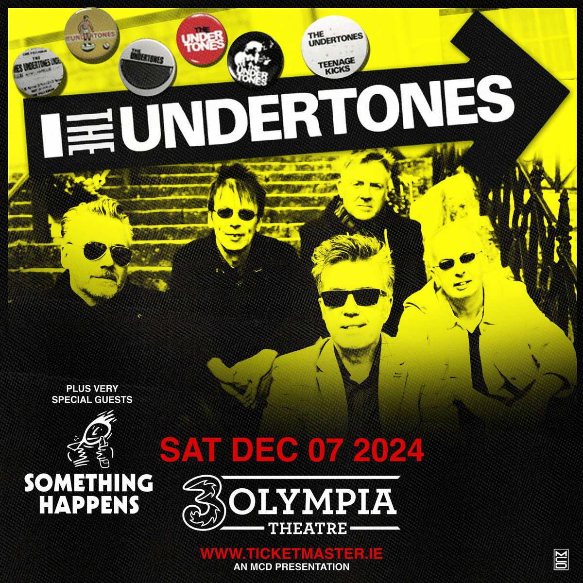 Really looking forward to this … getting to play with the band that made you want to be in a band … #undertones @TheUndertones_ @tomhappens @RHMusik @marmosets @alanconnormusic @MickeyUndertone