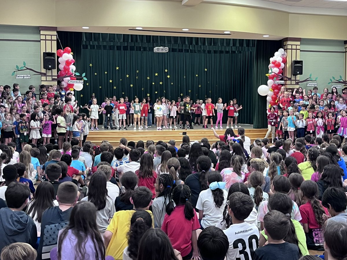 Great Job 2nd Grade @TISDCES for the program about what it means to be a @GreatExpOrg Model School!