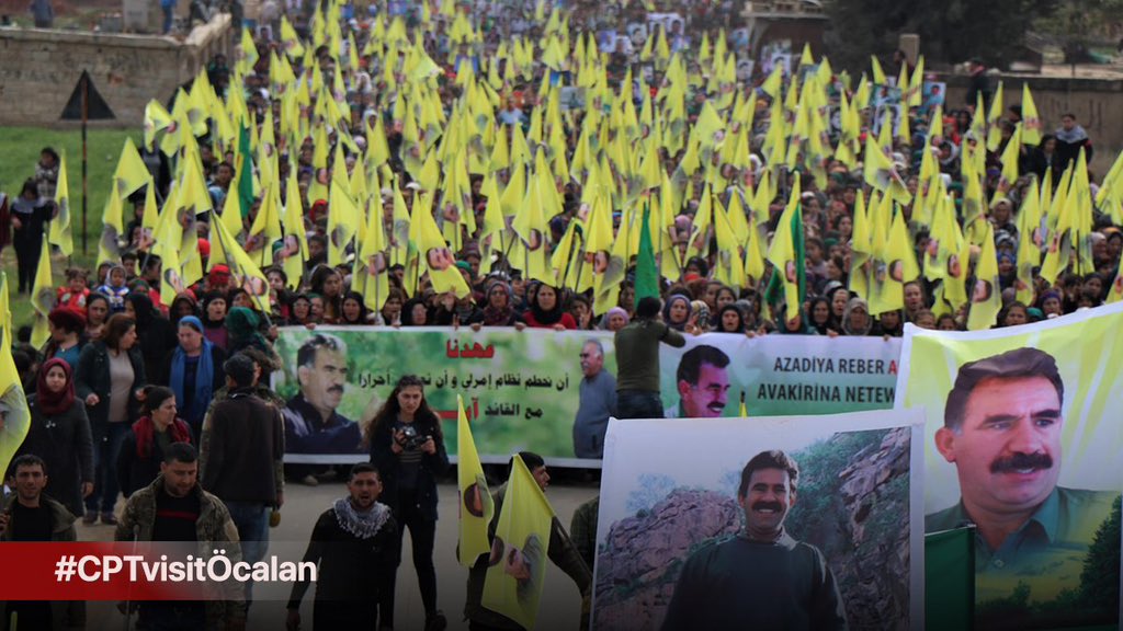 Emê tekoşinê bilind bikin, jiyana azad ava bikin û bi Rêber APO re azad jiyan bikin. #CPTvisitÖcalan