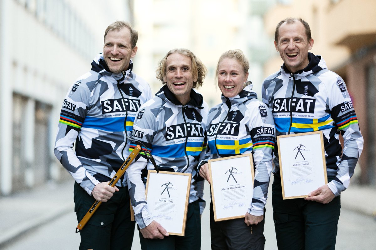 Congratulations to our World Champions, the Swedish Armed Forces Adventure Team, who were named Adventurers of the Year on Monday at the Adventure Academy Film Festival in Stockholm.

Photo:Swedish Combat Camera/Hampus Andersson

#arworldseries #adventureracing #