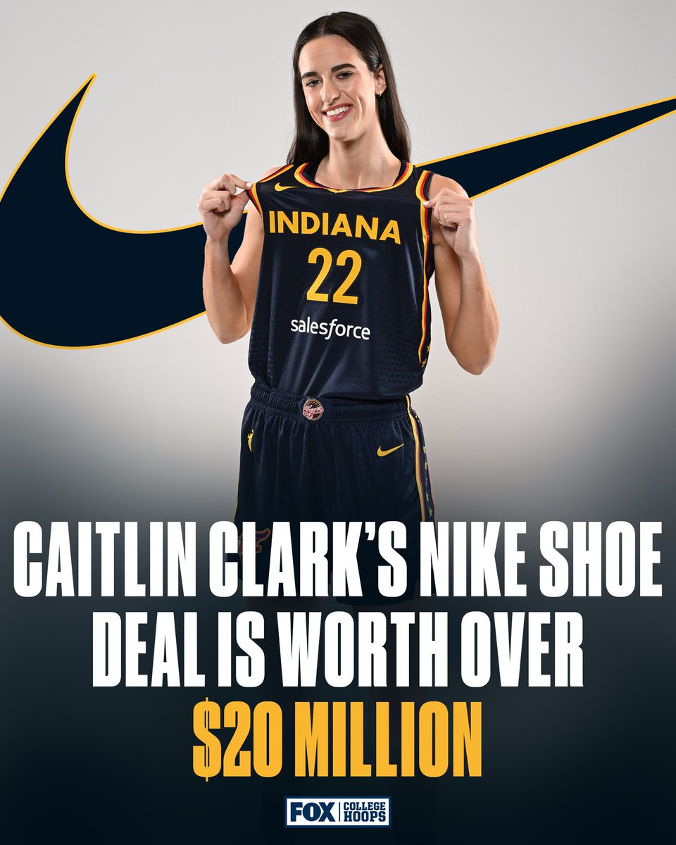 🤯🤯🤯 @CaitlinClark22 seeing dollar signs