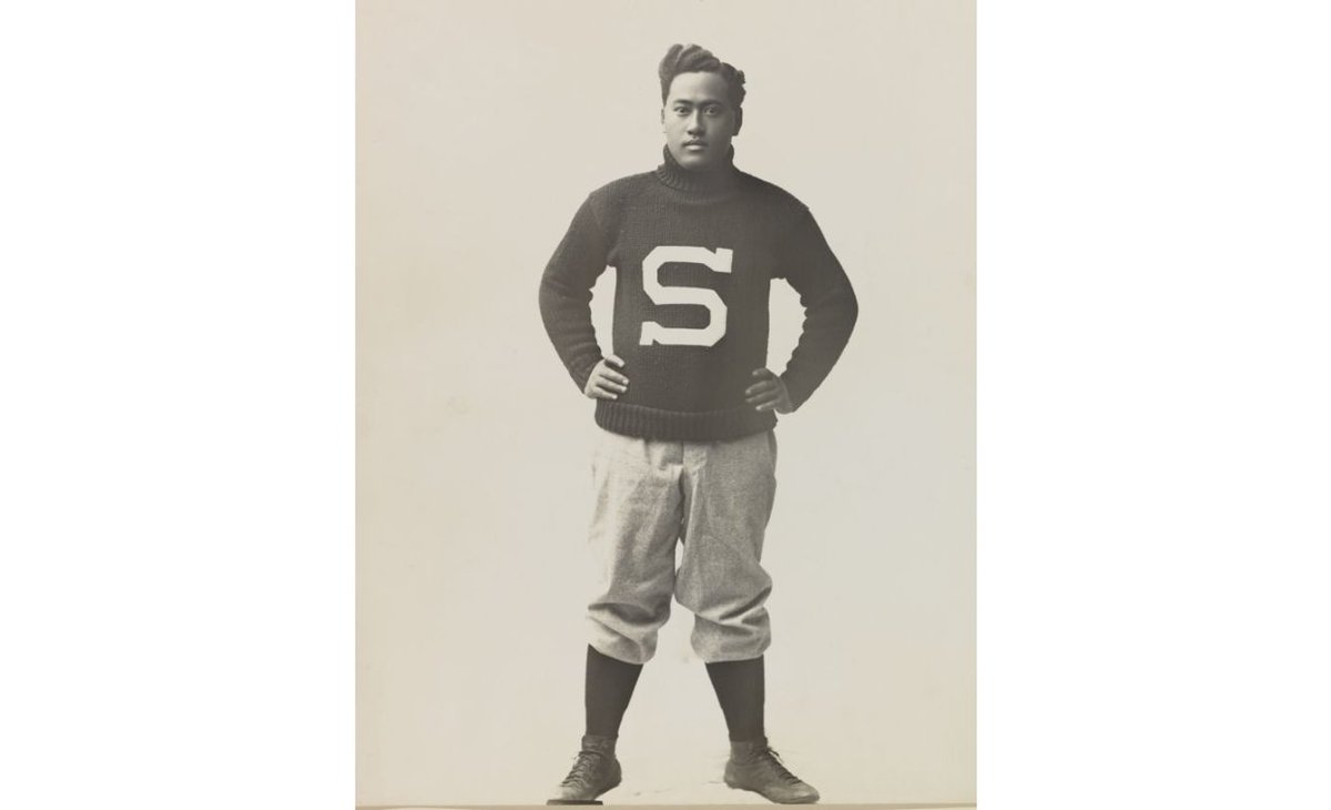 William C. K. Achi, Jr. attended Stanford University. He was the catcher on varsity baseball team. After finishing college, Achi was appointed to a four-year term as judge of the Fifth Circuit Court of the Territory of Hawaii. He was born in Hawaii in 1889. #AAPIMonth #Hawaii