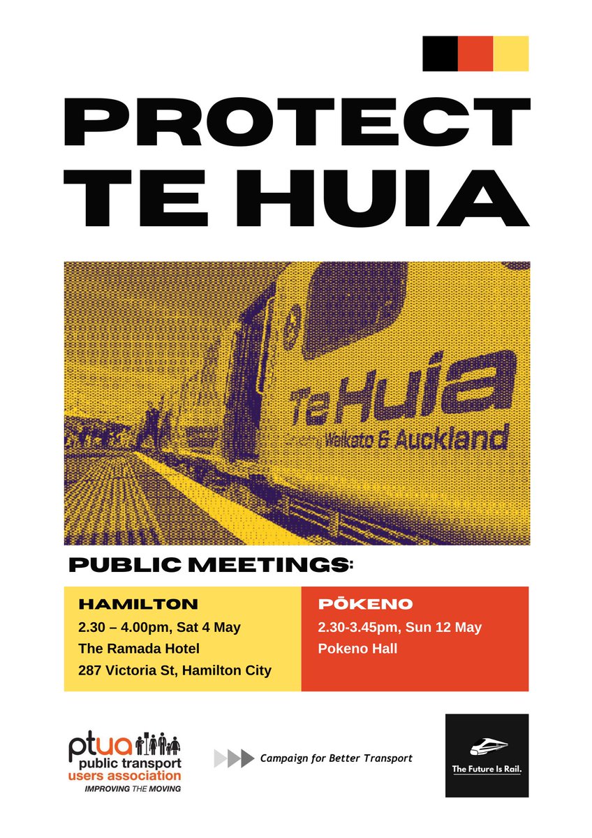 Te Huia has battled through Covid, NZTA restrictions &amp; a truncated route during its short life. The PM cites old dodgy data &amp; calls it ‘white elephant’. Yet, its patronage is steadily increasing &amp; it’s adored by passengers. It deserves a fair go. Let’s step up to protect Te Huia