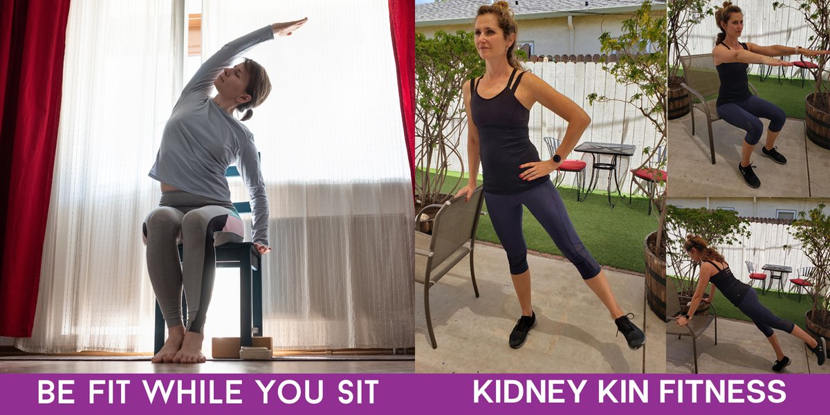 It's National Exercise Day! Get your much needed exercise at Kidney Kin Fitness and Be Fit While You Sit with certified, personal trainers. There are no fee's to attend, sign up today. ow.ly/iHVy50RhHgj