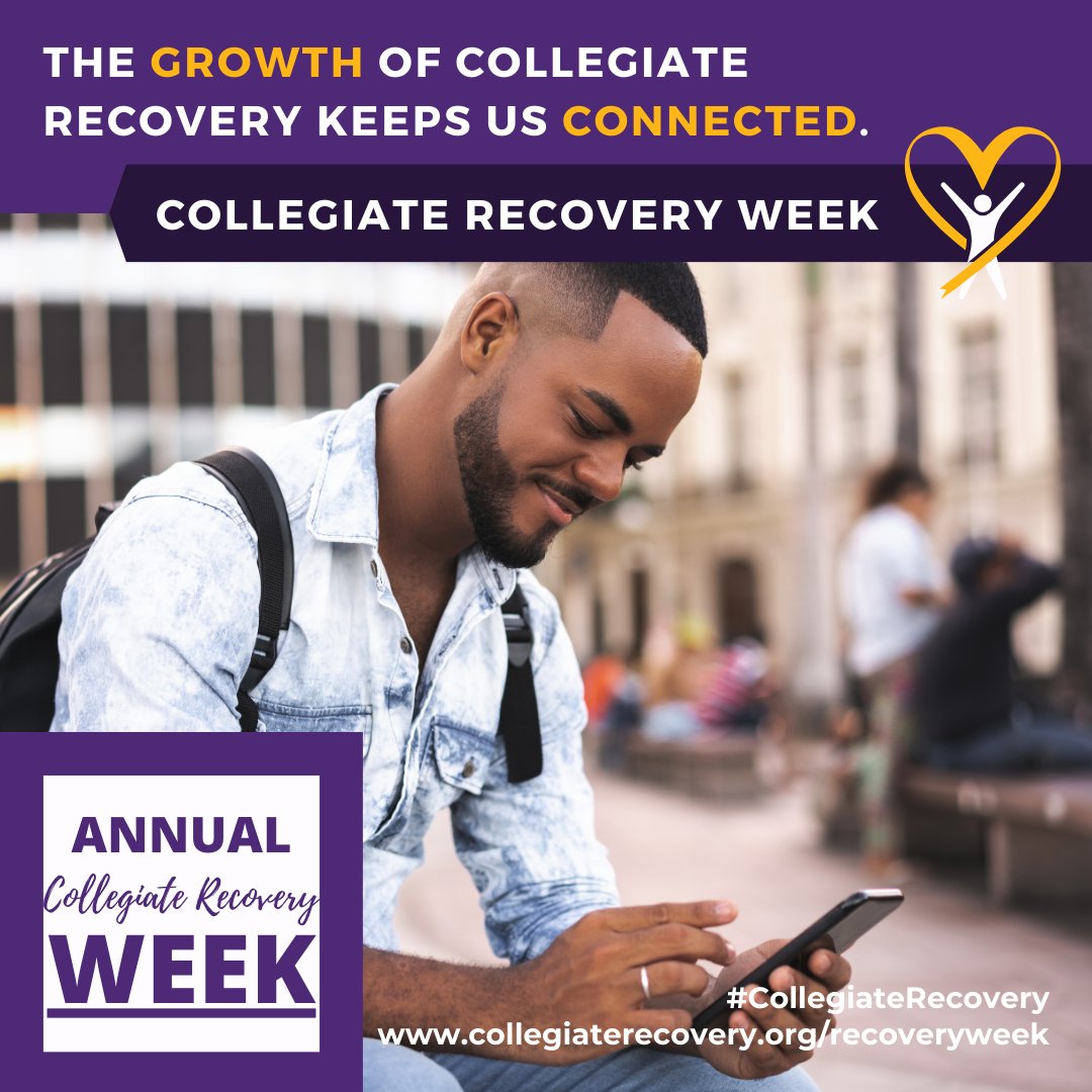 🌟 During #CollegiateRecoveryWeek, let's honor our history! From humble beginnings to remarkable growth, our journey is filled with stories of courage, perseverance, and triumph. Let's cherish the past as we pave the way for an even brighter future! ✨ #CollegiateRecovery 🎓🌱