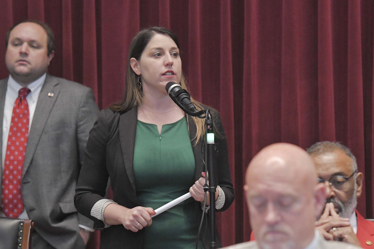 'SB 727 provides a massive expansion of taxpayer-funded vouchers for private schools and nothing but empty promises for public education.' - House Minority Leader @crystal_quade on the House passage of SB 727. #moleg