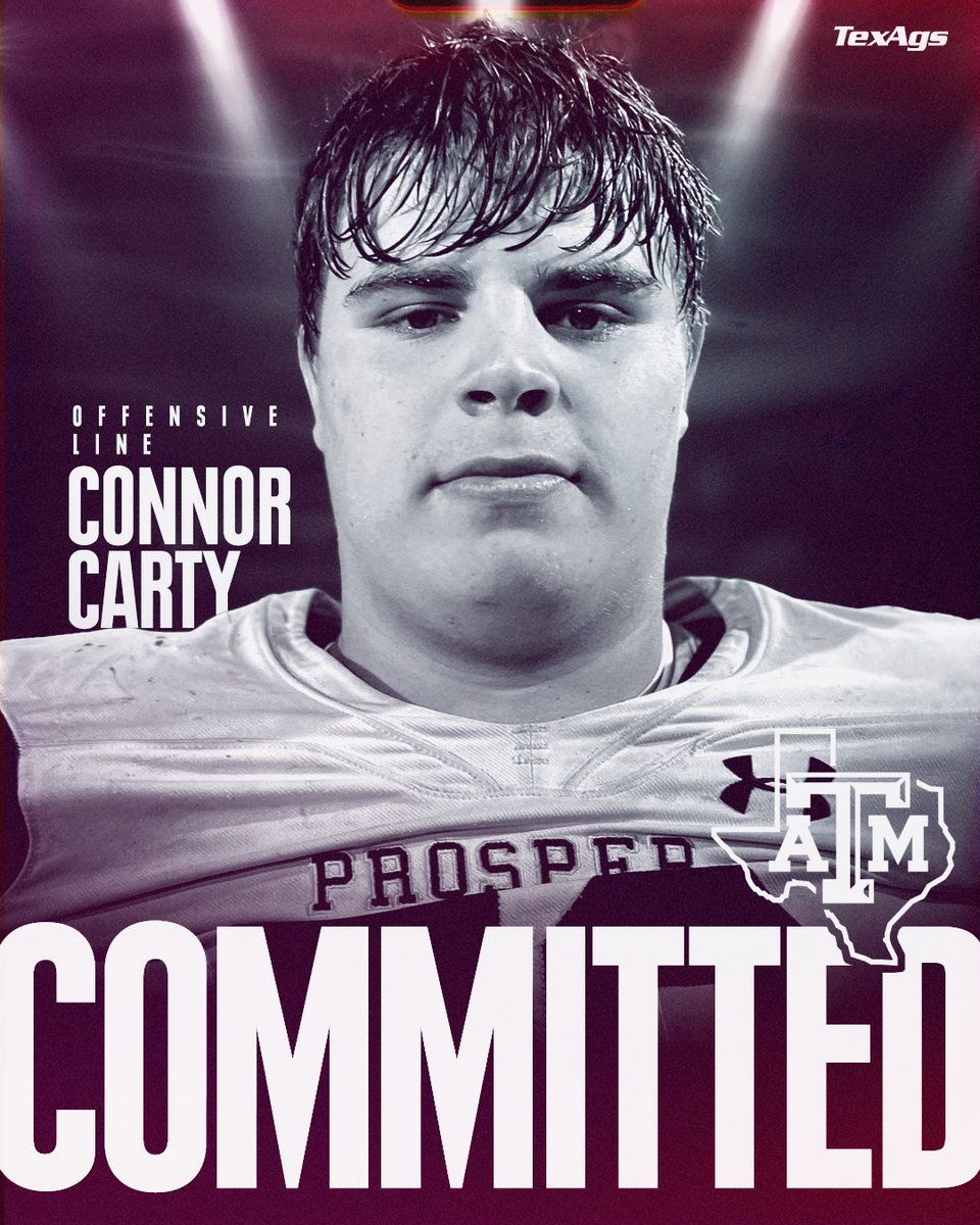 It’s a Carty Party in College Station 🎉 Welcome to Aggieland, @ConnorCarty_