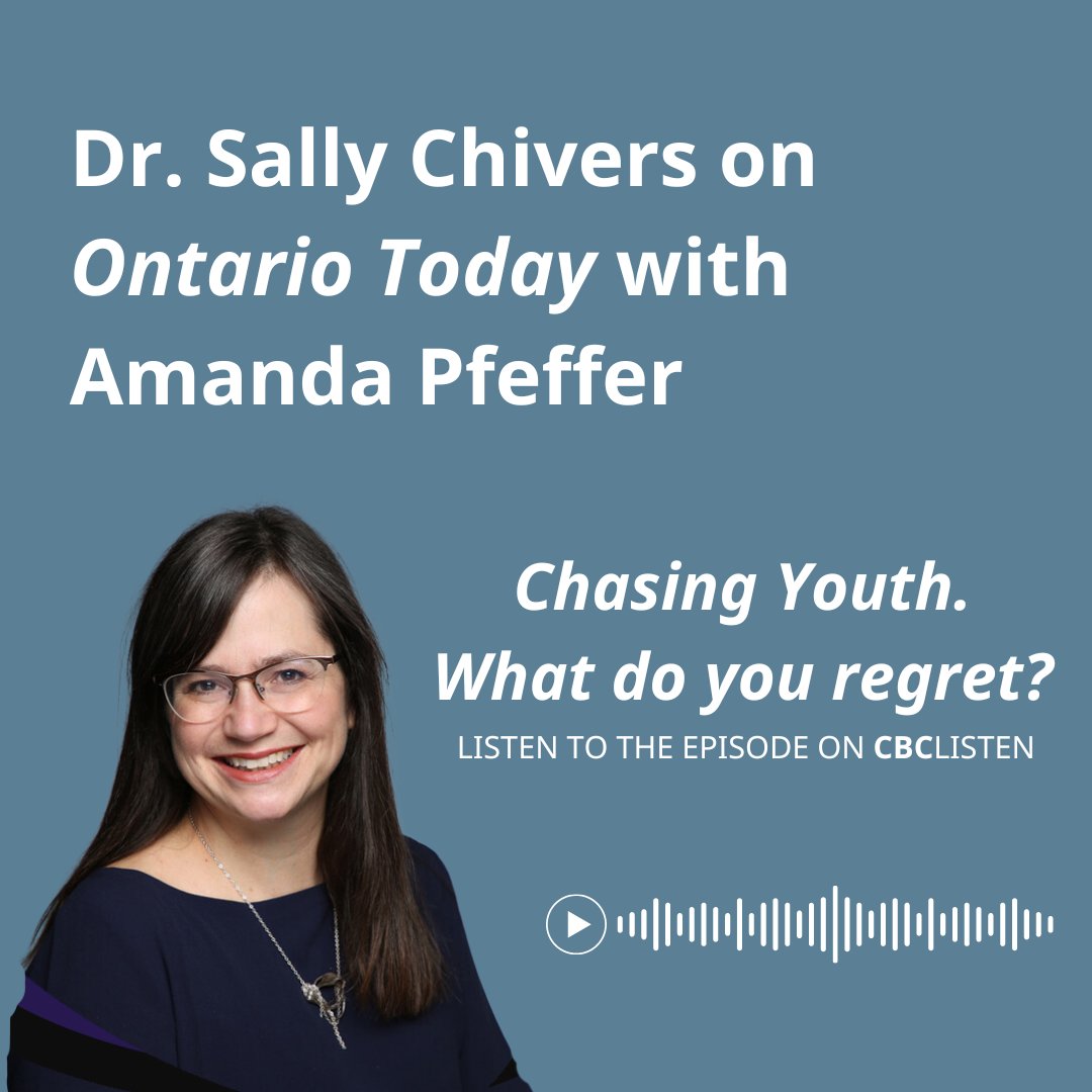 @Sally_Chivers shared her thoughts how the fear of getting older has shifted into a multi-billion-dollar beauty industry, and the futility of chasing youth endlessly. Listen to the episode on CBC radio cbc.ca/listen/live-ra…