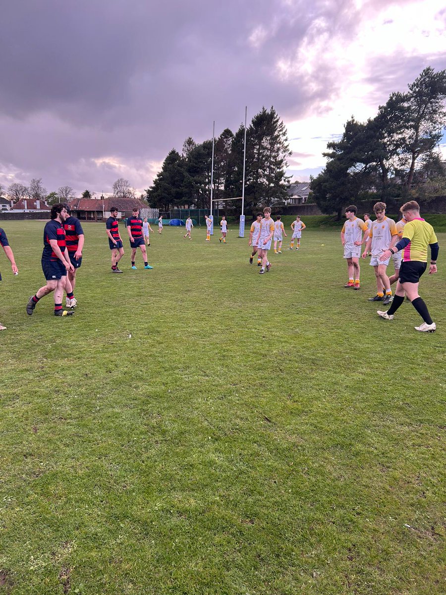 Pictures from today's U18's game against @HSD_Sport. Some very good running rugby and tries scored from both teams. Thank you to all the 6th years for representing their county this season and best of luck in the future and with final exams 🍀. @ActiveSchAngus