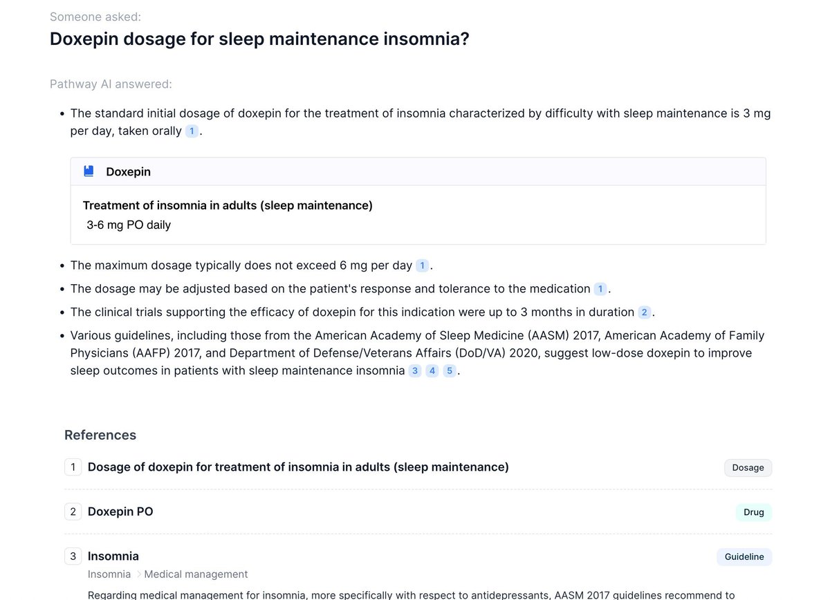 #AskPathway - Doxepin dosage for sleep maintenance insomnia? buff.ly/43X7TMl