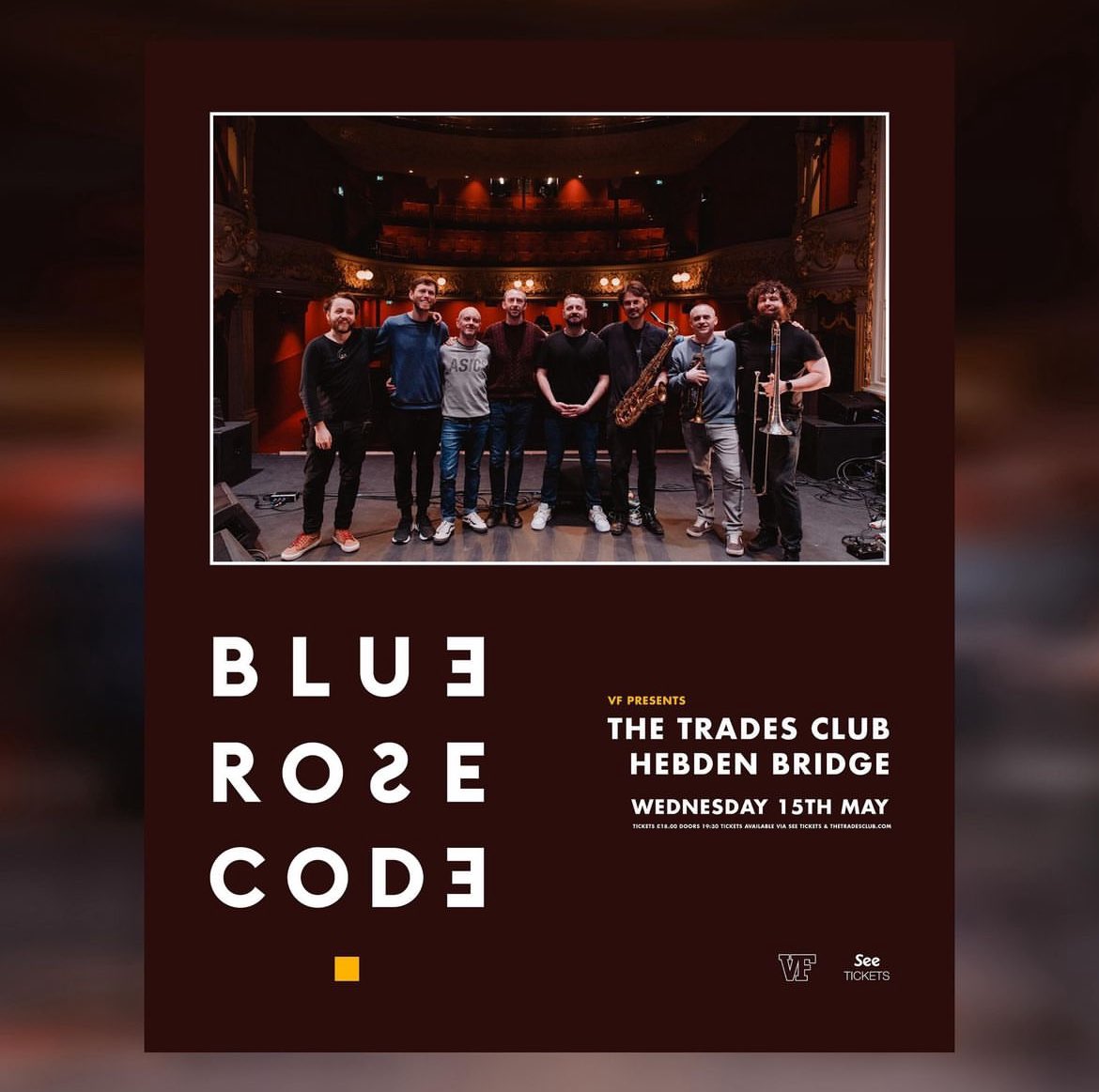Prior to heading their way to headlining this year’s Sunday night @CamFolkFest with their Caledonian Soul Calvacade.. @BlueRoseCode join us @thetradesclub on 🗓️ 15:05:24 - Their last show @TLRatSaltaire SOLD OUT & now you can see them here >> thetradesclub.com/events/brc 🎫