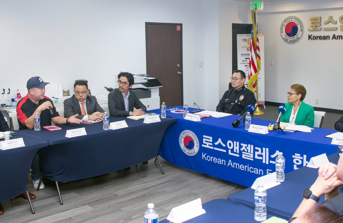 My number one job as Mayor is to keep Angelenos safe. This week's Community Safety town hall served as a space where neighbors in Koreatown shared their concerns on public safety and response times in the area. Our work to create a comprehensive approach to safety continues.