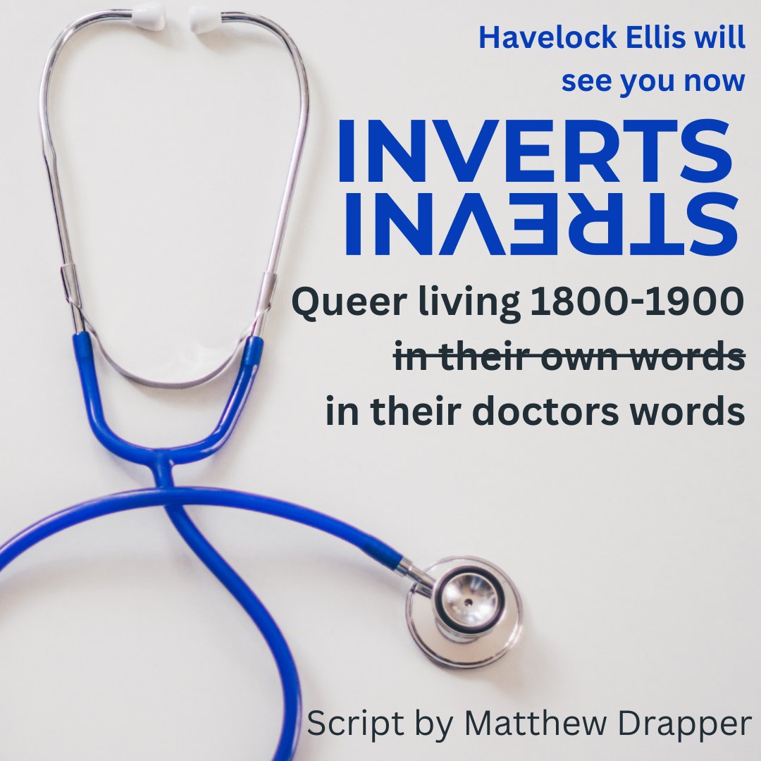 We're looking for some amateur dramatics players to join us in performing a Readthrough of a Queer History Play at Buxton Festival Fringe 2024. Meeting some Tuesday evenings in May and June for rehearsal, performance 11th July. DM for more details. #INVERTS 🩺 #lgbt