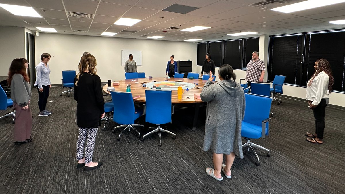 Happy National Exercise Day! Today, employees demonstrated #HardWorkWithBalance by participating in long-distance team walks and dynamic yoga exercises. 💪 🚶 #ImproveLives #EmployeeWellness #FitnessGoals