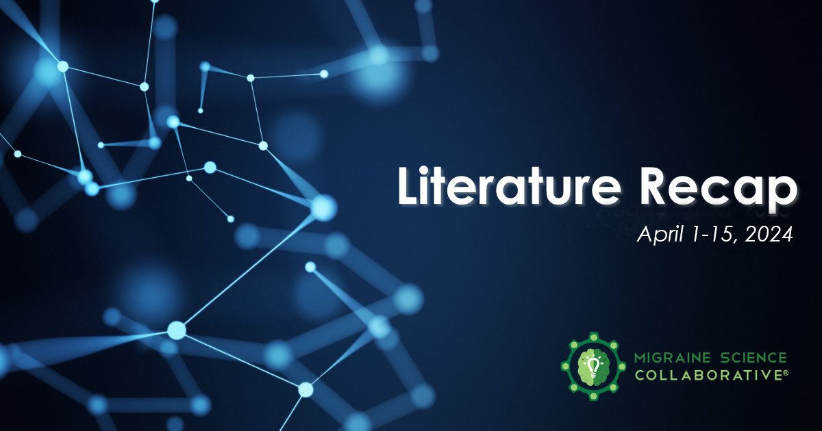 A recent study -- and MSC editor's pick -- offers a surprising finding about the relationship between anxiety/depression and #migraine outcomes in kids. Take a look at this and other papers in the latest edition of our biweekly literature recap. l8r.it/VXlu