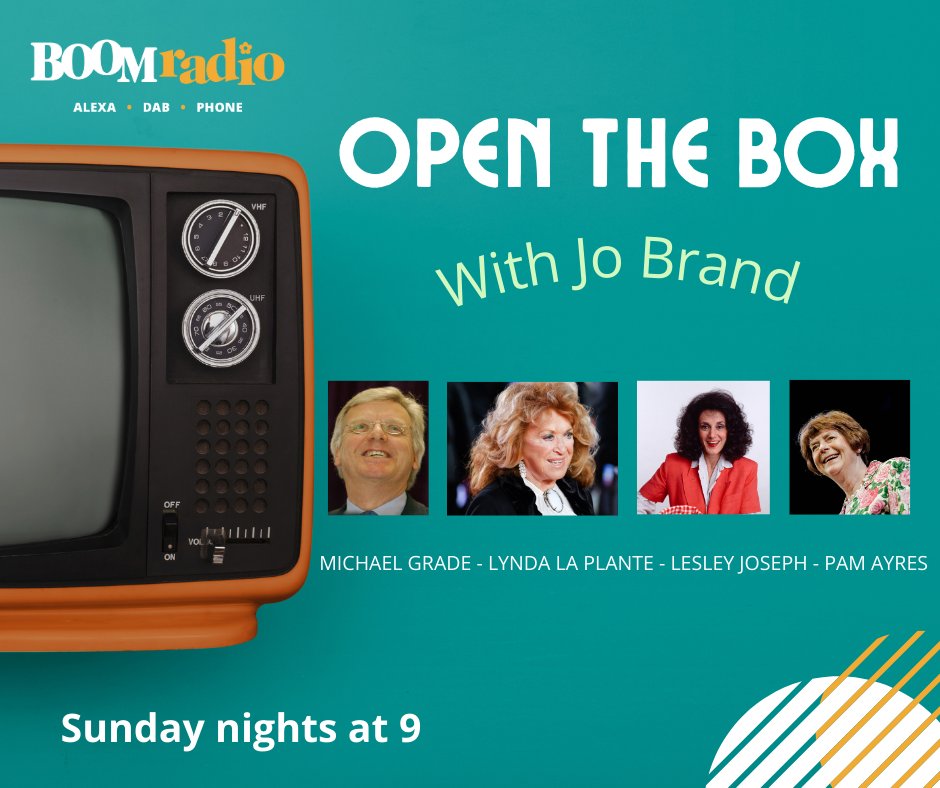 This Sunday at 9.00 - enjoy the first in our new series 'Open The Box' - as those who've made their life in television open up about the programmes they grew up to. Produced by Malcolm Prince.