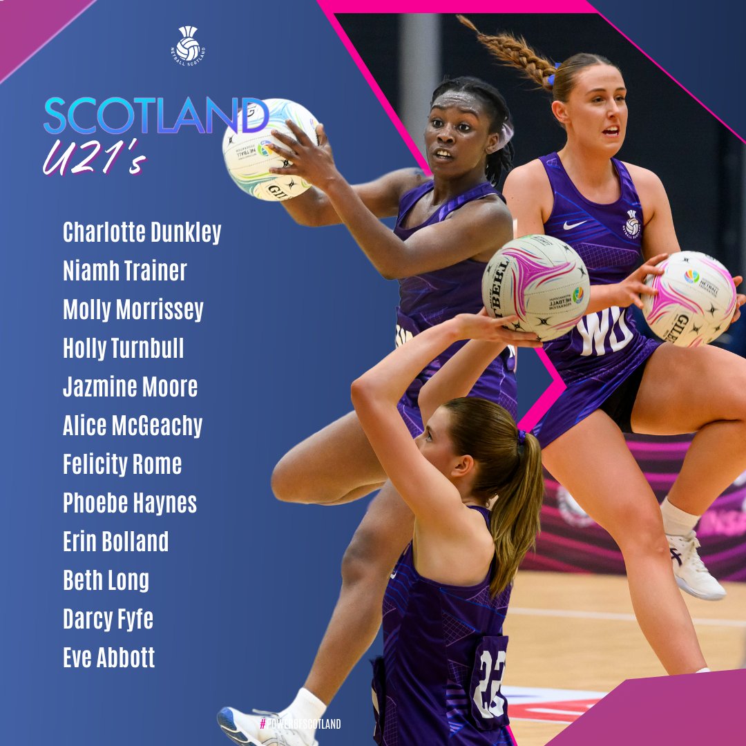 Wishing our U19 & U21 squads the best of luck as they travel to Cardiff to take on @walesnetball tomorrow! #PowerofScotland #Netball