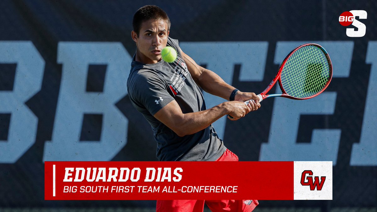 Eduardo Dias is your Big South Player of the Year and made First Team All-Conference‼️

#BornToRun🐾 #SkoDawgs🦴