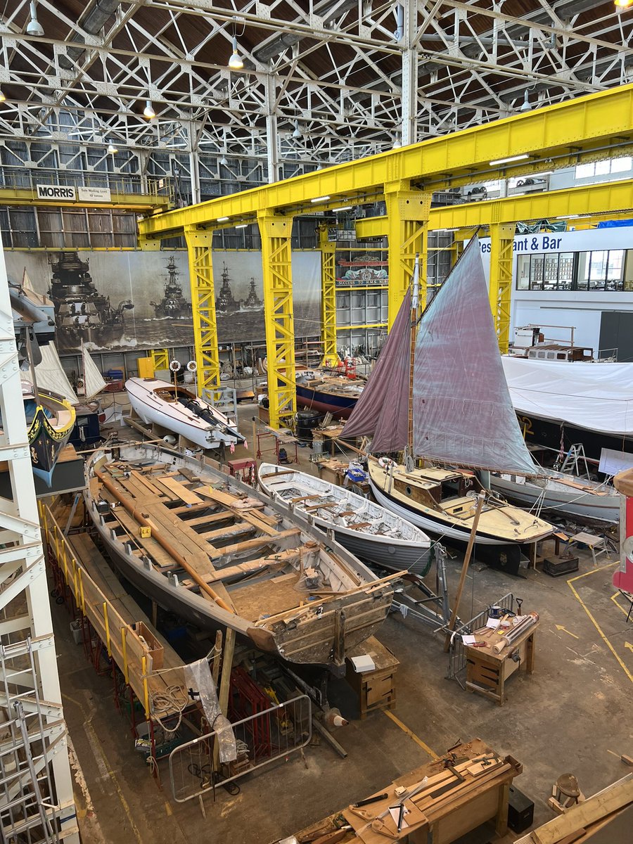 JamesMB1's tweet photo. Glorious evening @PortsmouthHQ for the launch of their new brand. Inspiring words from @FemConstruct on ‘breaking down walls’ to enable everyone to enjoy the historic and cultural spaces, not
least the impressive @BoatHouse_4. https://t.co/aMDpcFbUik