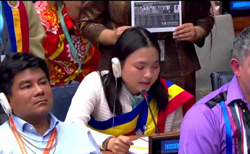 'You can try to bind us, but you can never take away our minds,' an Indigenous youth from Vietnam told the U.N. Permanent Forum on Indigenous Issues. Elders are being imprisoned. 'We will not be silenced,' said the youth from the Mekong Delta. Censored News series from #UNPFII