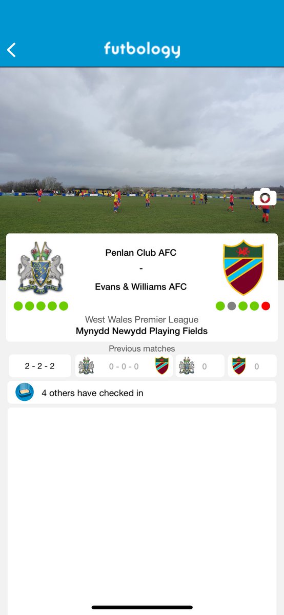 ⚽️Match 278-48 New 🏟 173 - Mynydd Newydd Penlan Club v Evans & Williams West Wales Premier League (1/15) @PenlanAFC @EvansWilliamsFC Away for the weekend for work, so managed to sneak a match in this evening with another one in Wales. @PremierWales #welshfootball #futbologyapp
