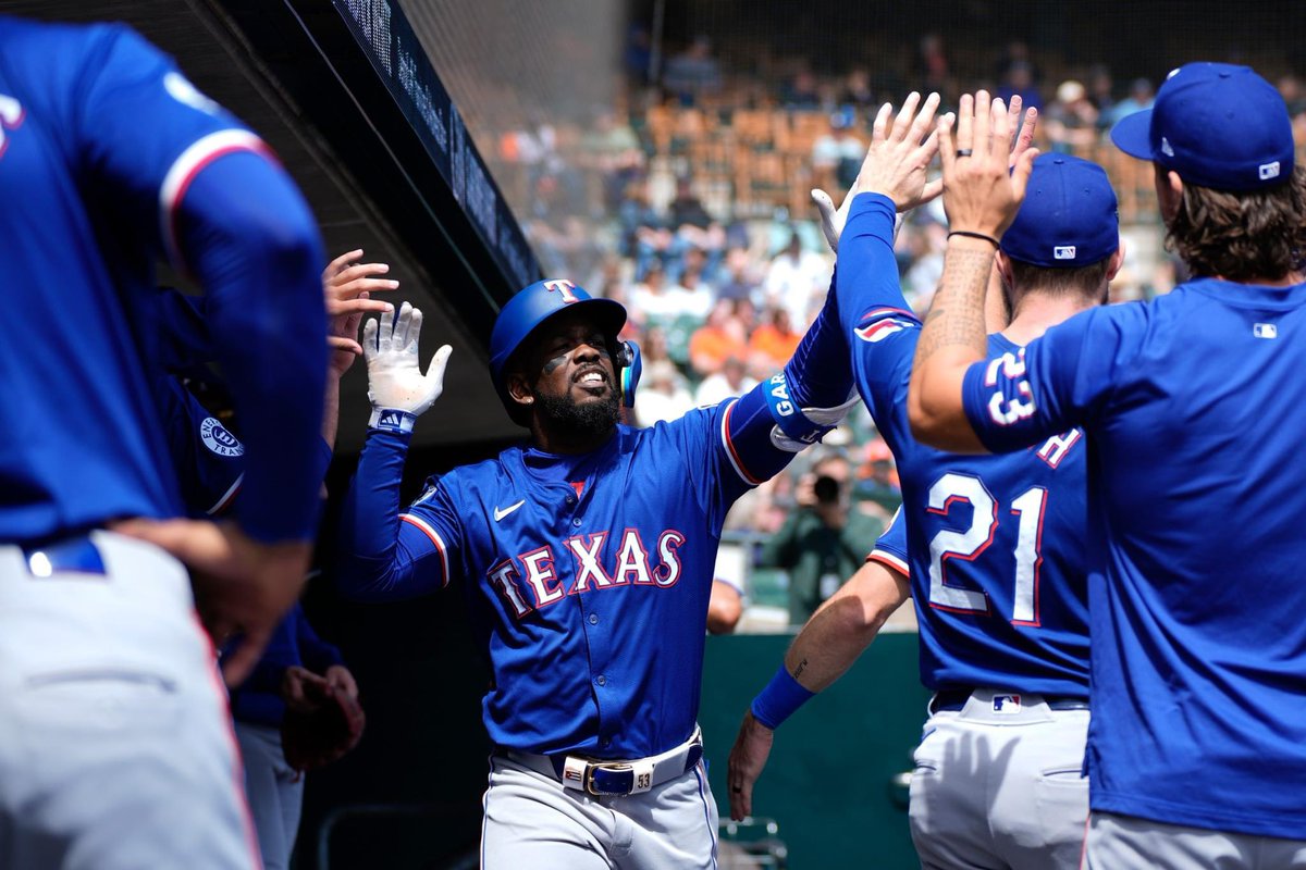 The Texas Rangers get the win in Detroit, 9-7. Texas takes 3 of 4 against the Tigers, and improves to 11-9. Adolis Garcia, Marcus Semien, and Jonah Heim all homered, as Texas posted runs in each of the first four innings, and then a run each in the 8th and 9th to get the win.…