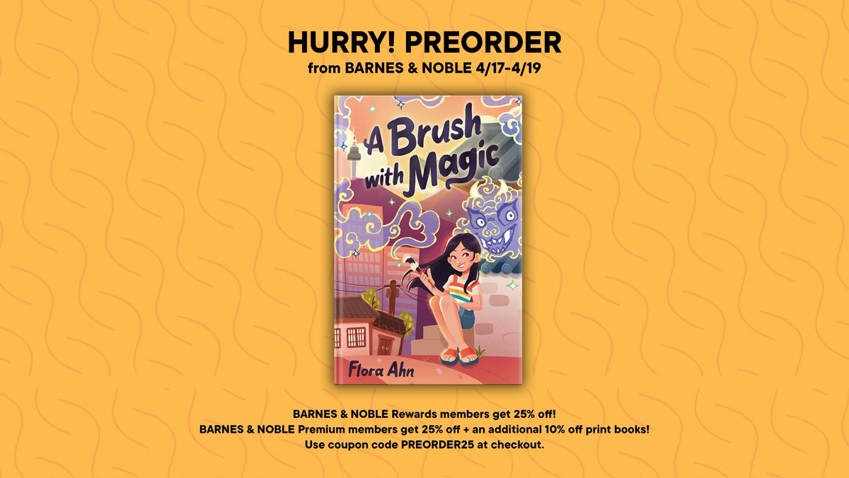 B&N is having a members sale on pre-orders so you can get my upcoming book A Brush with Magic for a lower price now with coffee PREORDER25. #BNPreorder #abrushwithmagic