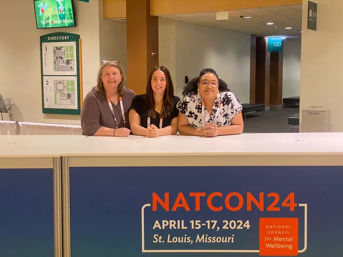 Representing the Mental Health Association at #NATCON24! 🌟

Our staff is gaining invaluable insights, networking with industry leaders, and bringing back innovative ideas to better serve our communities mental health needs.

#NATCON2024 #MentalHealthMatters