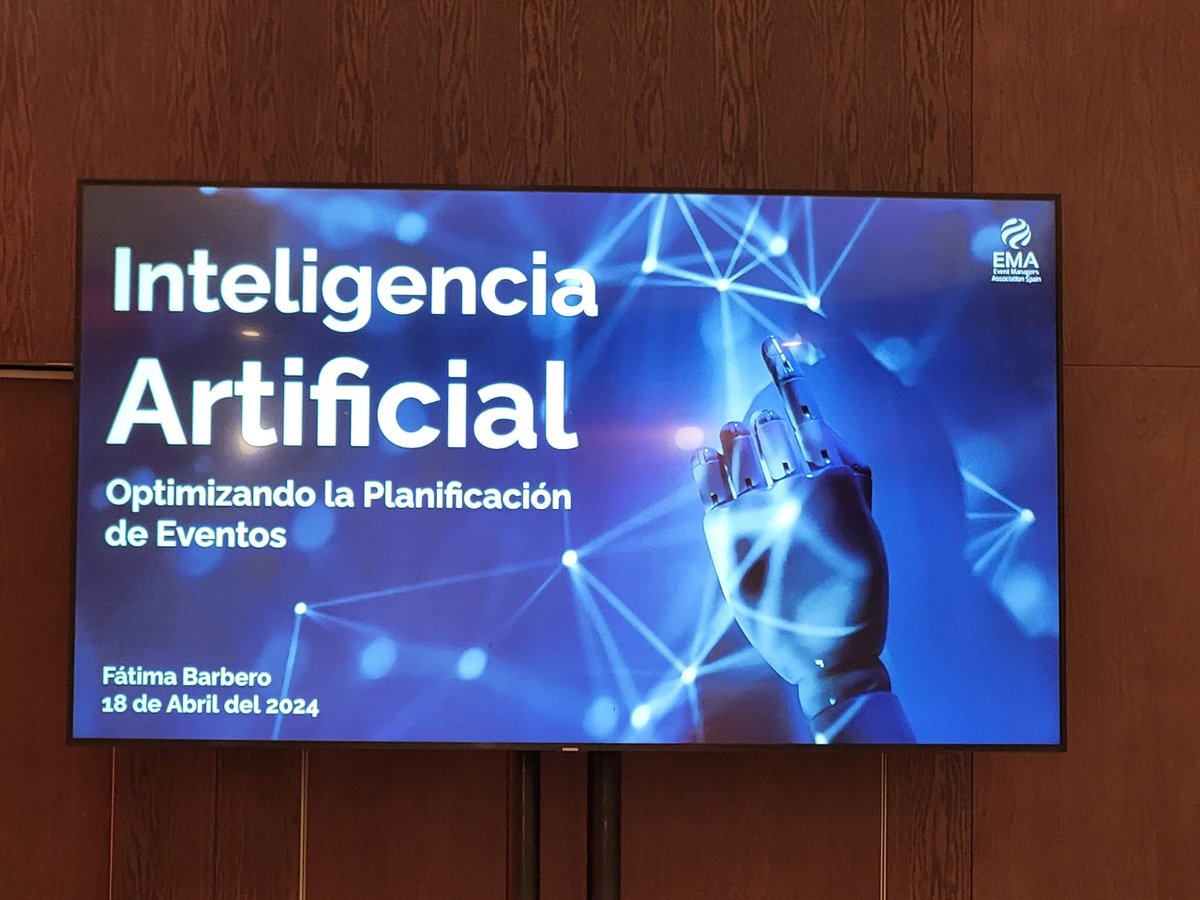 Esta tarde Álvaro Lens, gerente de A Coruña Convention Bureau, asistió a un EMA Learn en Madrid. La ponencia, bajo el nombre “Inteligencia artificial en eventos: optimizando la planificación de eventos”, corrió a cargo de Fátima Barbero. 

<a href="/eventmanager_es/">EMA Event Managers</a>
<a href="/Depucoruna/">Deputación da Coruña</a>