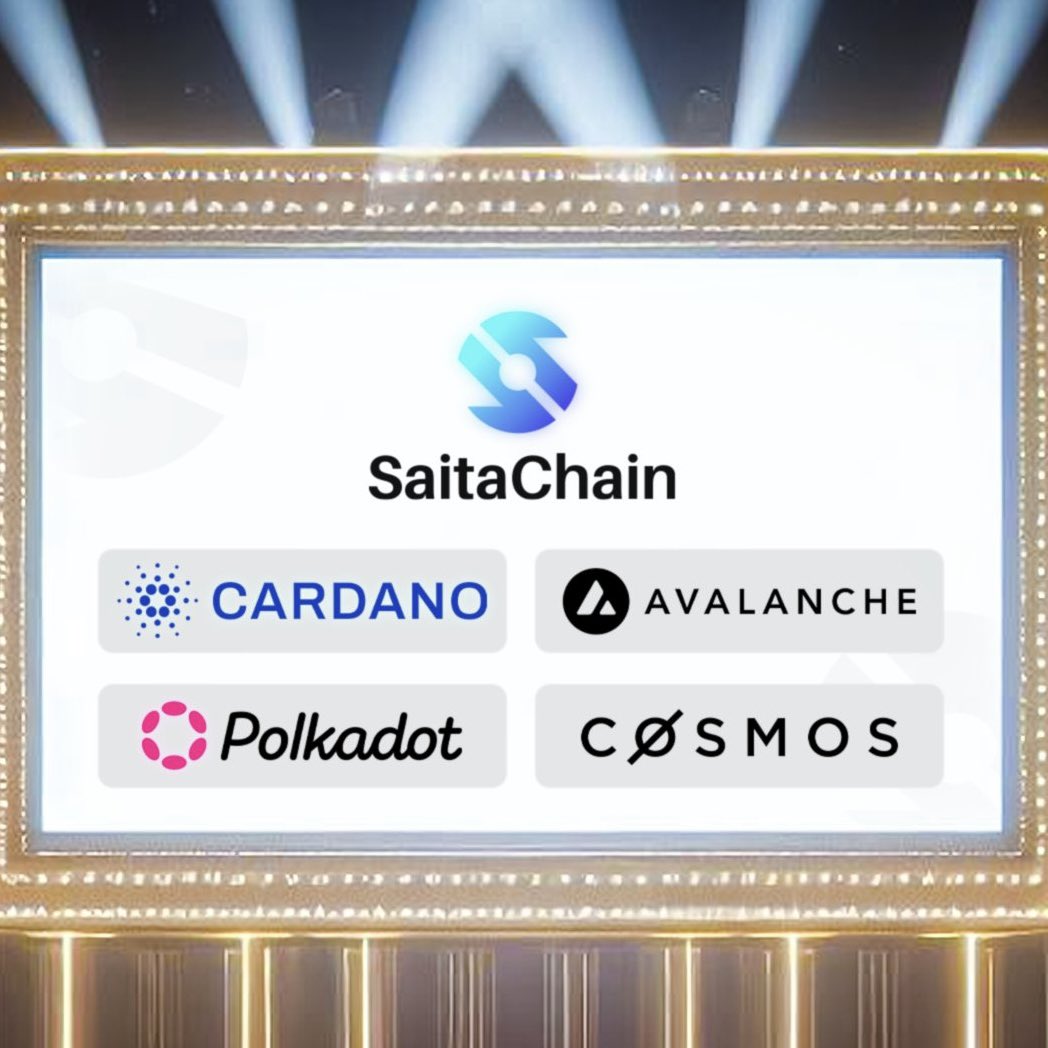 #SaitaChain #STC 
#CryptoCommunity  #CryptoNews  #cryptomarket 

Let’s TAKE A CLOSER LOOK!

THERE Are (5). 0 BLOCKCHAINS 

CARDANO $.45
POLKADOT $6.71
AVALANCHE $34.90
COSMOS $8.13
SAITACHAIN $0.0017

HONESTLY, 

WHAT DO YOU BELIEVE 

Is The YOUR BEST OPPORTUNITY?