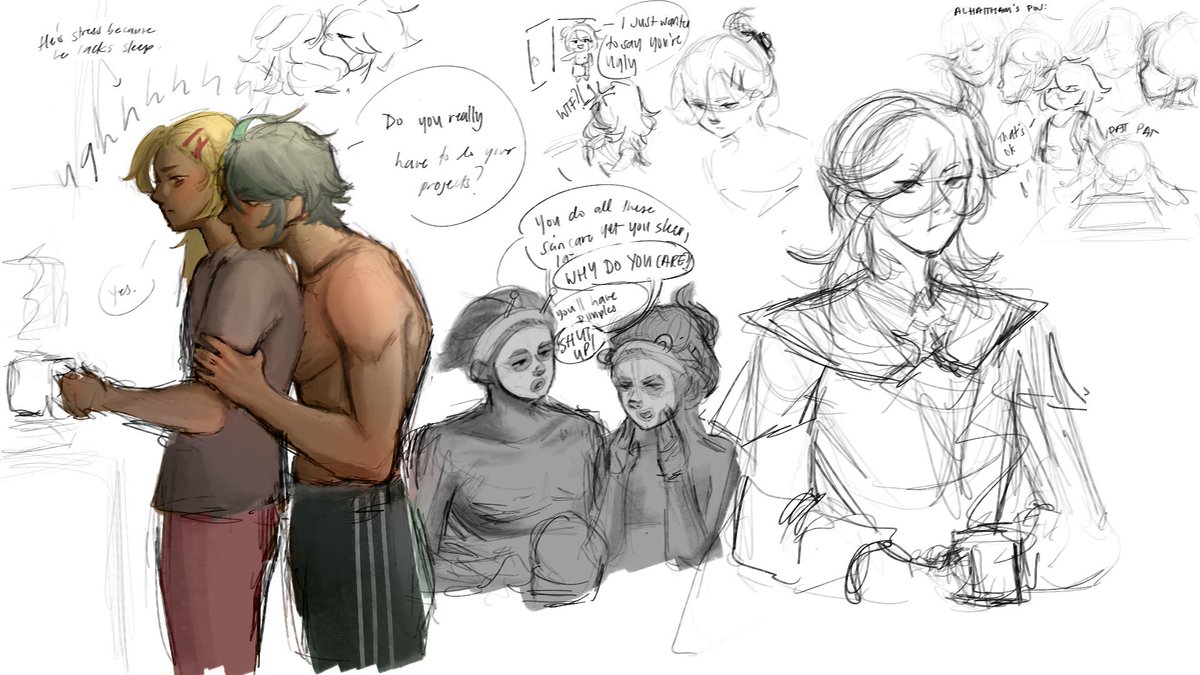 bleuberrine's tweet image. homey 🏛️🌱 doodles
#haikaveh #GenshinImpact