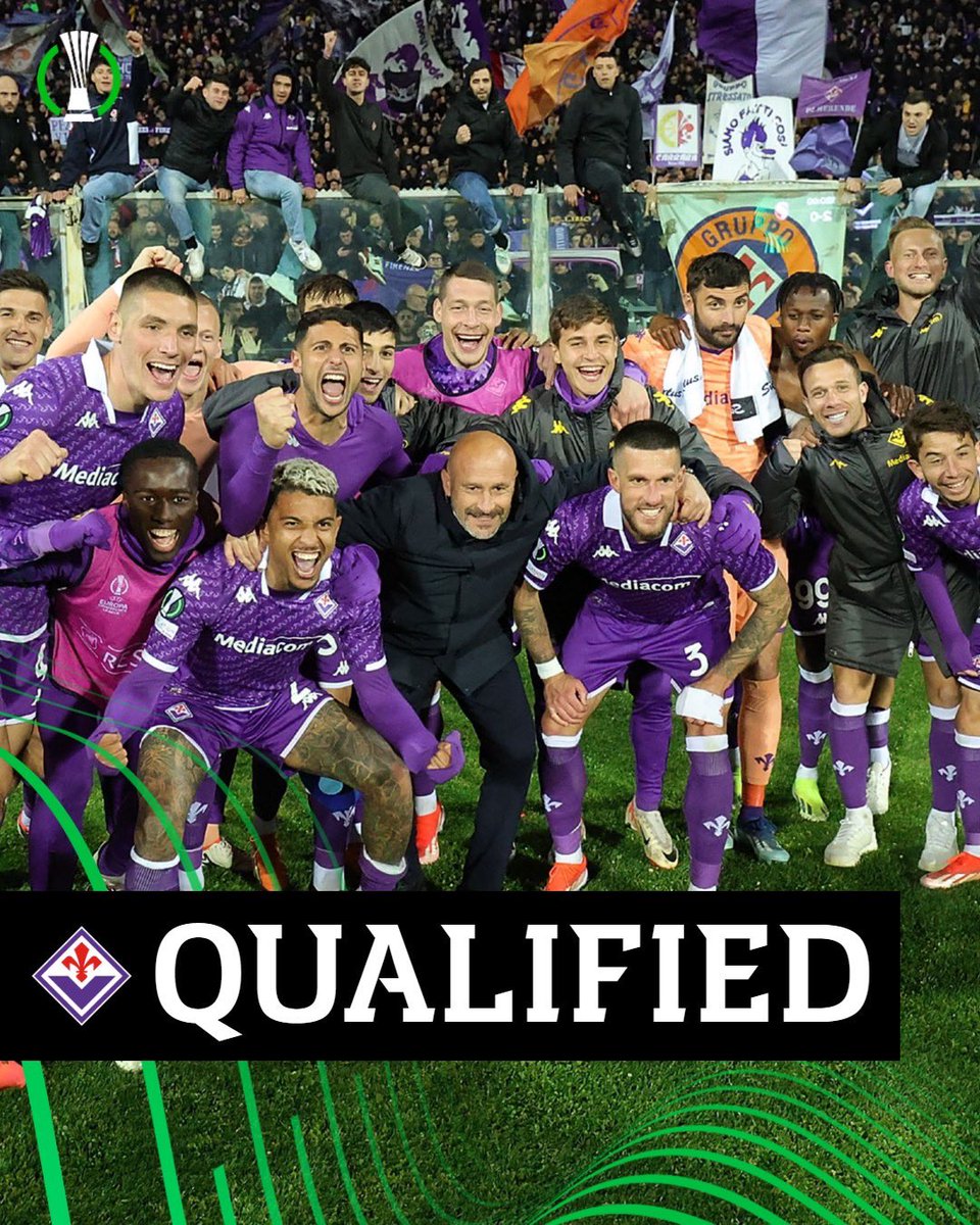 Fiorentina reach the semi-finals again! 💪 #UECL