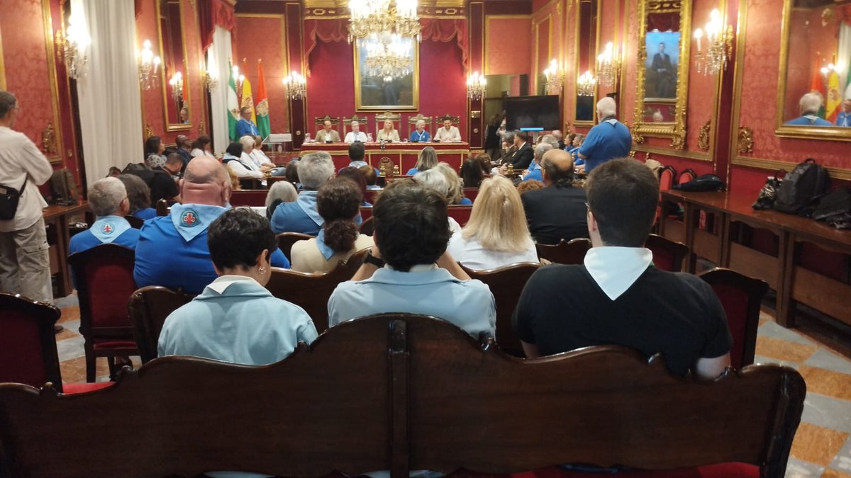 asdeaakela's tweet photo. Celebrado el acto de presentación de la 30 CONFERENCIA MUNDIAL DE LA AISG en el Salón de plenos del Ayuntamiento de Granada, con la presencia del Comité Mundial y la intervención de la Guilda Musical de AGAE AISG GRANADA. https://t.co/uWu8DSlZ1r