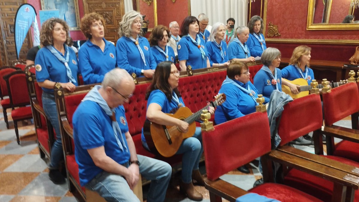 asdeaakela's tweet photo. Celebrado el acto de presentación de la 30 CONFERENCIA MUNDIAL DE LA AISG en el Salón de plenos del Ayuntamiento de Granada, con la presencia del Comité Mundial y la intervención de la Guilda Musical de AGAE AISG GRANADA. https://t.co/uWu8DSlZ1r