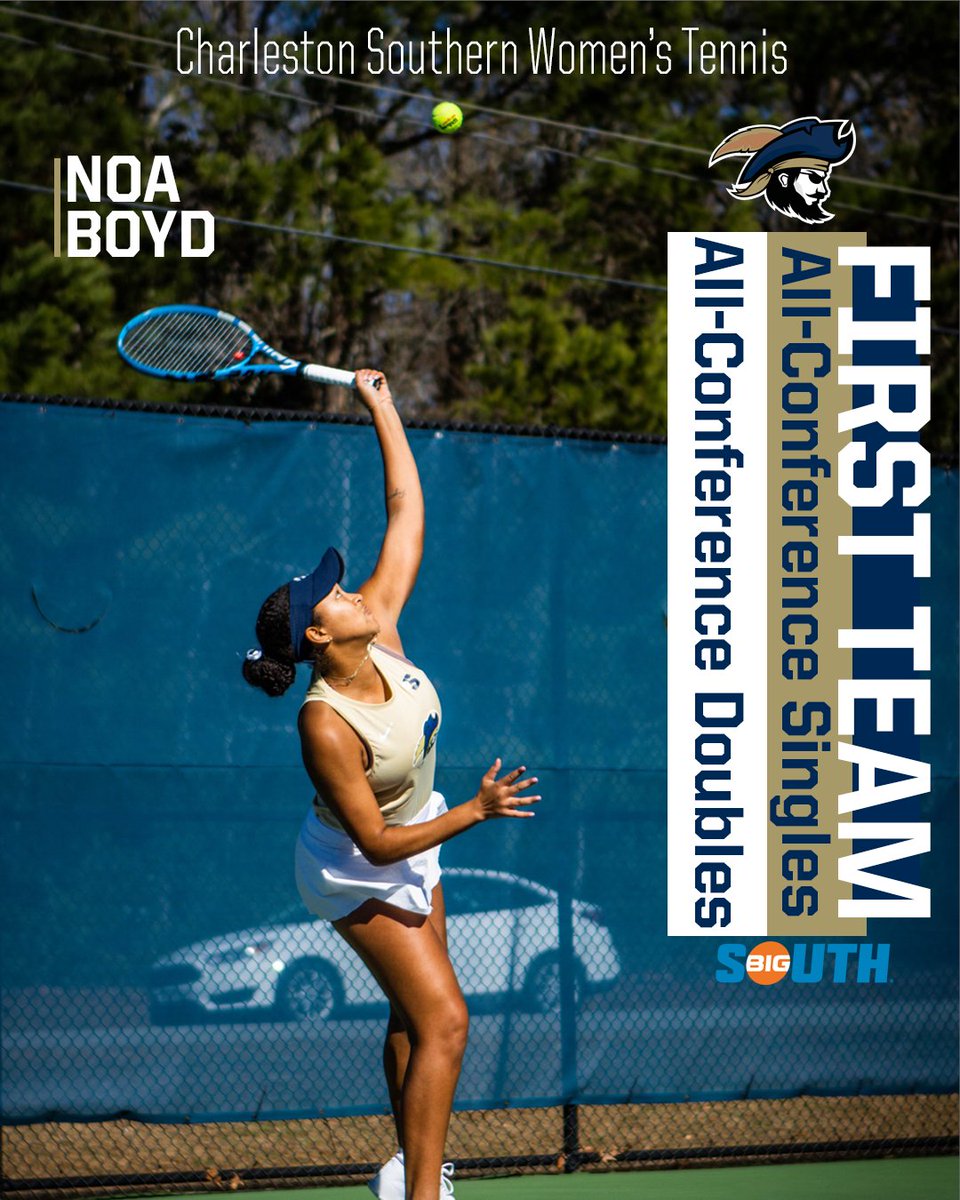 𝐊𝐄𝐄𝐏𝐈𝐍𝐆 𝐈𝐓 𝐑𝐎𝐋𝐋𝐈𝐍𝐆 🔵Big South First-Team All-Conference Singles 🔵Big South First-Team All-Conference Doubles