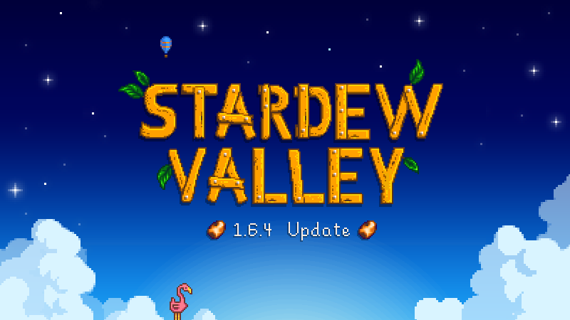 The 1.6.4 update is out for PC! This patch adds some new content, as well as many improvements, balance changes, and bug fixes. Patch notes can be found here: stardewvalley.net/stardew-valley…