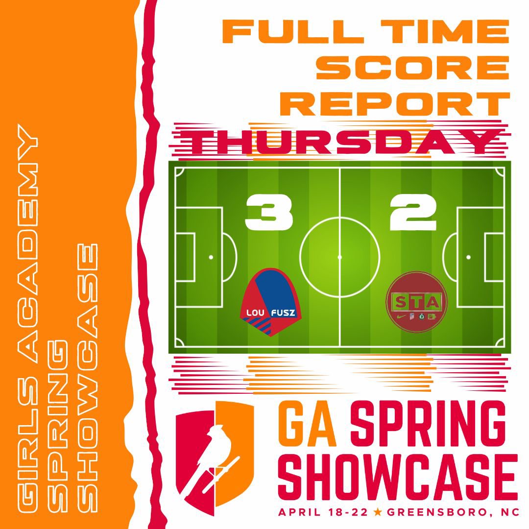 Off to a great start. Thank you to the ~60 coaches who watched us today. ⚽️⚽️ @parkerdieck ⚽️ @Gabby_Thompson4 🅰️ @brennawest02 🅰️ @AriyaBarton2026 @GAcademyLeague #GASpring