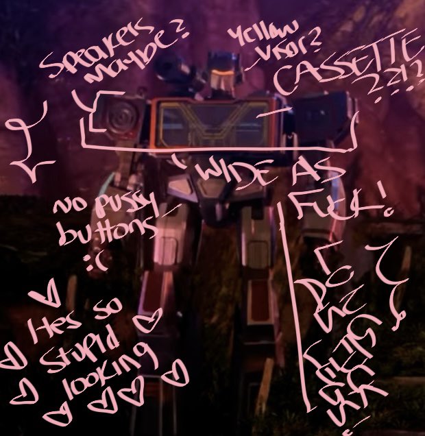 Tf one Soundwave analysis from tumblr he looks like a freak and I LOVE him
