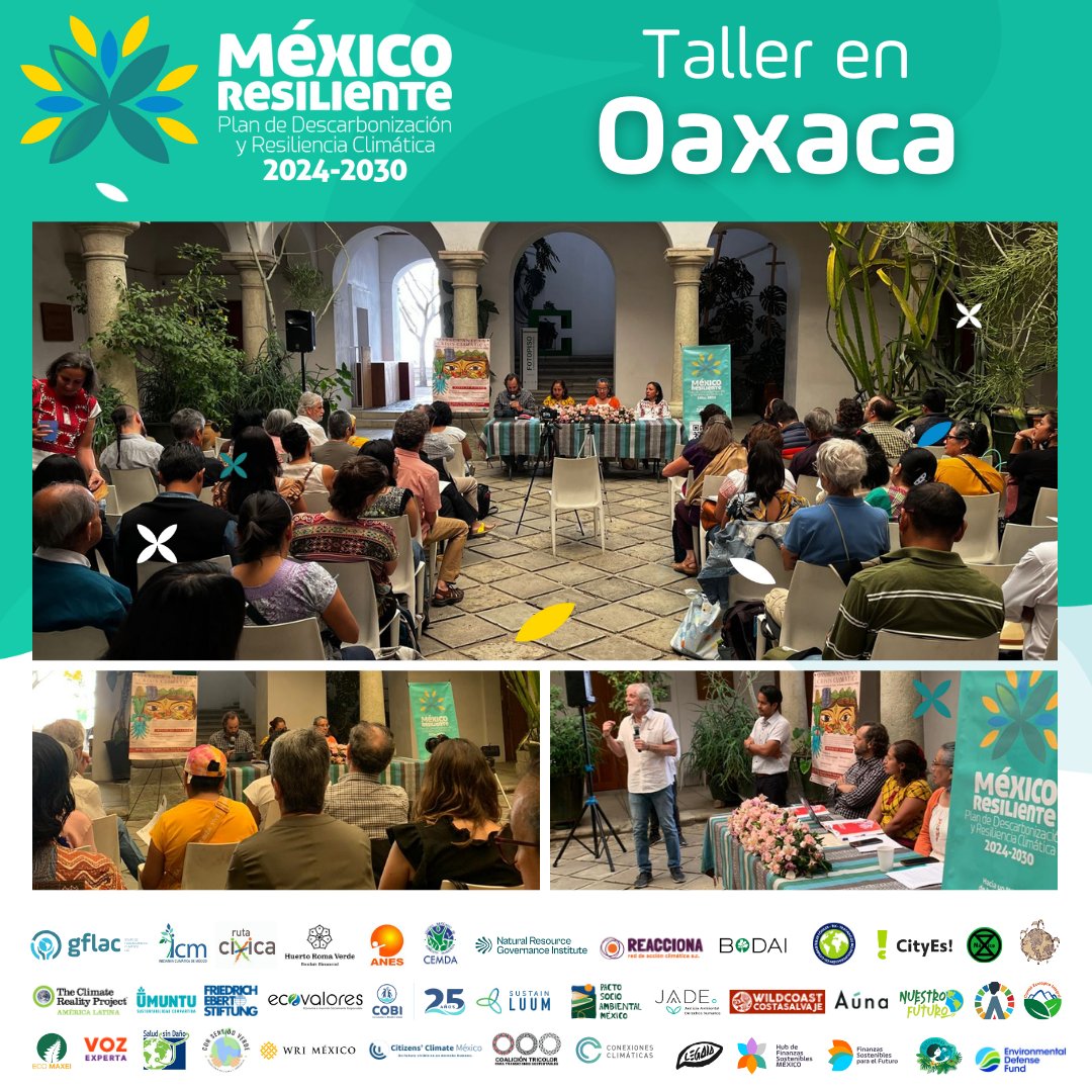 🌿 En conjunto con organizaciones locales, organizamos el Foro Oaxaqueño del Agua ¡El momento de actuar frente a la sequía es AHORA! 🇲🇽 #TenemosUnPlan para apoyar el impulso de políticas que puedan abordar de manera integral la complejidad de la crisis ambiental del país (1/2)