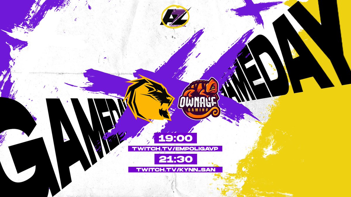 HOJE É DIA DE MALVADEZA EM CAMPO😈😈😈

CONFRONTO AS 19H CONTRA A <a href="/Insanos_Gaming1/">TTCR Insanos 🦁</a> transmitido pela <a href="/EmpoligaVP/">Empoliga VP</a> em twitch.tv/empoligavp

Também no dia de hoje teremos jogo contra a Ownage Gaming (Não achei o @)  em twitch.tv/kynn_san

Vamos debochar na EMPS!!!
#goAZ 😈⚡