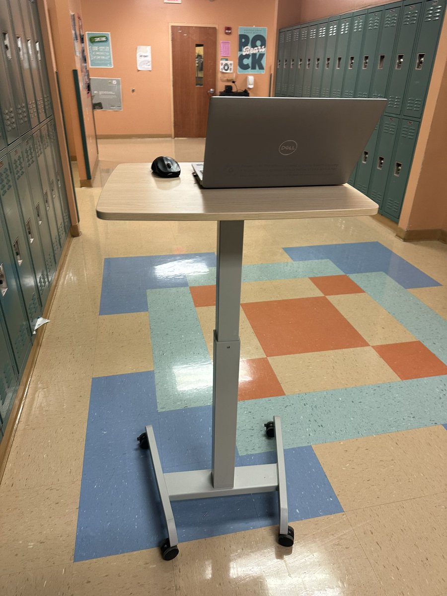 My office shifted from a traditional office to the halls and classroom! No better way to assist teachers, and support our students then creating a mobile office! #engagement #education #middleschool #flipthescript #mobileoffice
