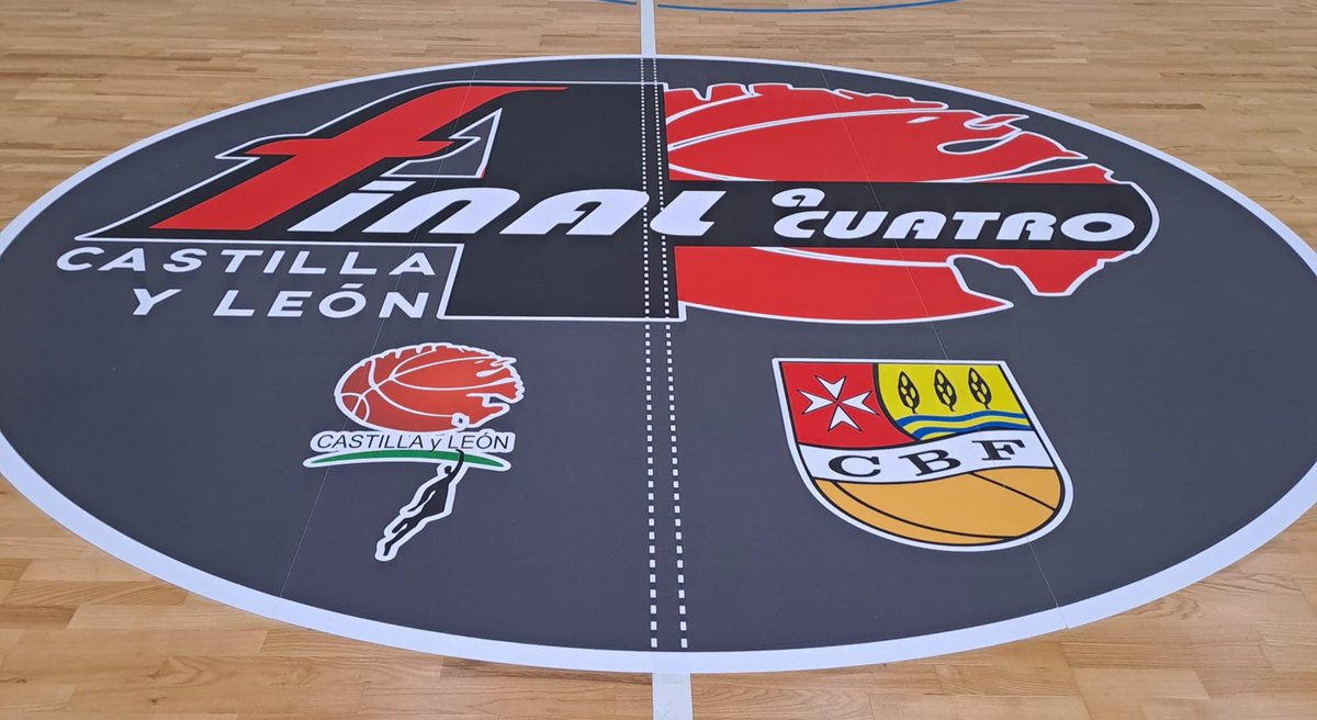 Mañana arrancan las #F4CadeteCyL2024 en Villamuriel (⛹️‍♀️ femenino) y en Arroyo de la Encomienda (⛹️‍♂️ masculino). Así de chulos han quedado los vinilos de círculo central que han producido <a href="/cbvillamuriel/">CB. Villamuriel</a> y <a href="/cblaflecha/">Baloncesto la Flecha</a>. ¡Suerte para todos los participantes! 🏀💪🏀💪