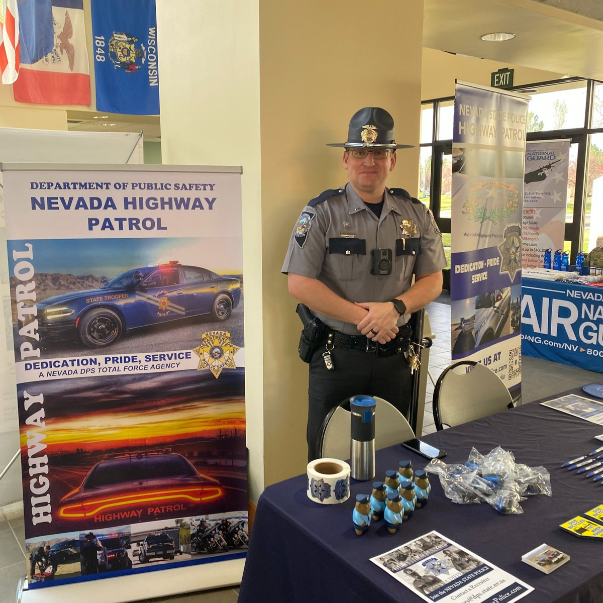 Great to be in Elko at the Great Basin College Career Fair this past week! We’re hiring statewide! Connect with a recruitment officer today by visiting NevadaStatePolice.com or emailing careers@dps.state.nv.us