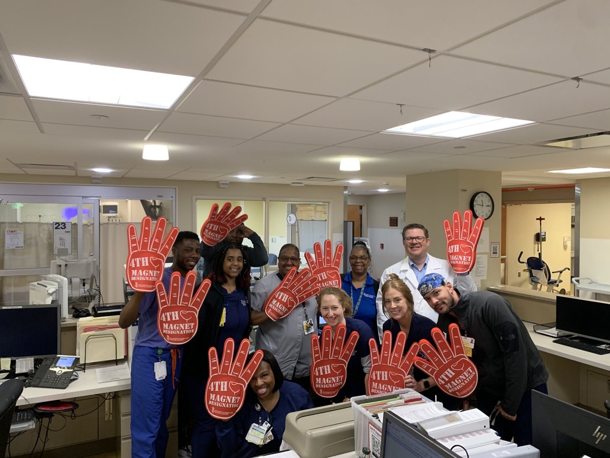 That’s 4! Congratulations to our outstanding UMMC nurses for achieving a fourth Magnet designation for excellence in nursing from @anccofficial. This week, UMMC nursing leadership visited our nurses at their units to thank them for their hard work and accomplishments.