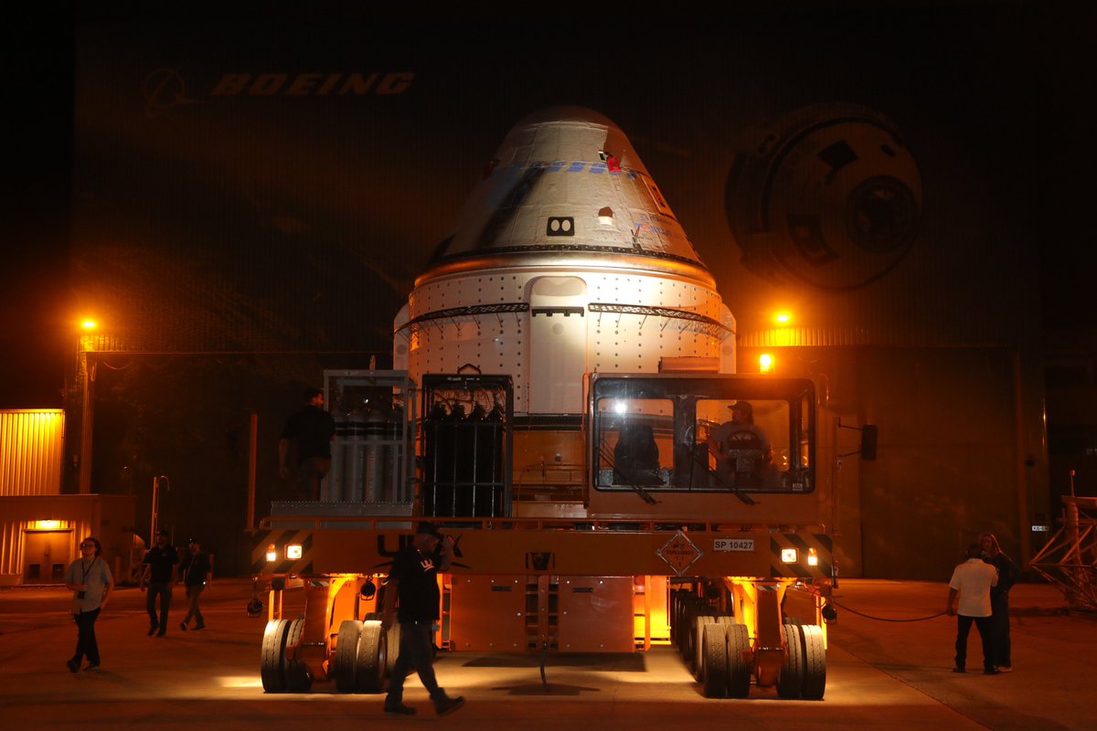 📷 Come along on a journey with us as #Starliner makes its way out of its factory at @NASAKennedy and heads toward its launch complex.