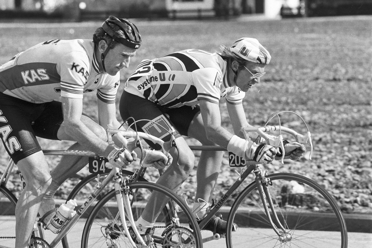 🚲 Laurent Fignon y Sean Kelly #Ciclismo #RamónCabezasEzquerra #CristóbalCabezasMartín