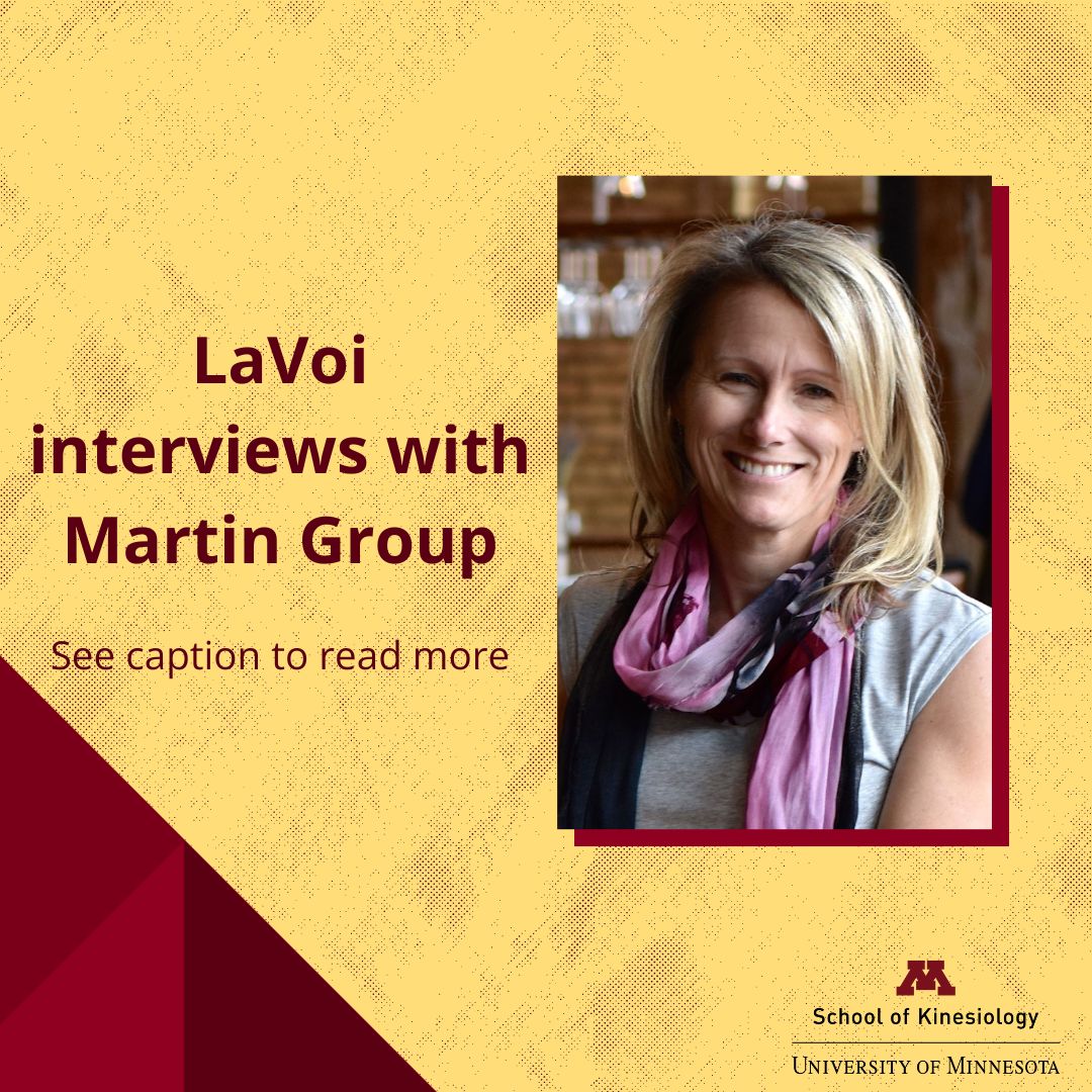 LaVoi interviewed for a Martin Group article. She discusses her history working with women in coaching, the Tucker Center's research, and the state of women's sports. bit.ly/3Jr2TG8