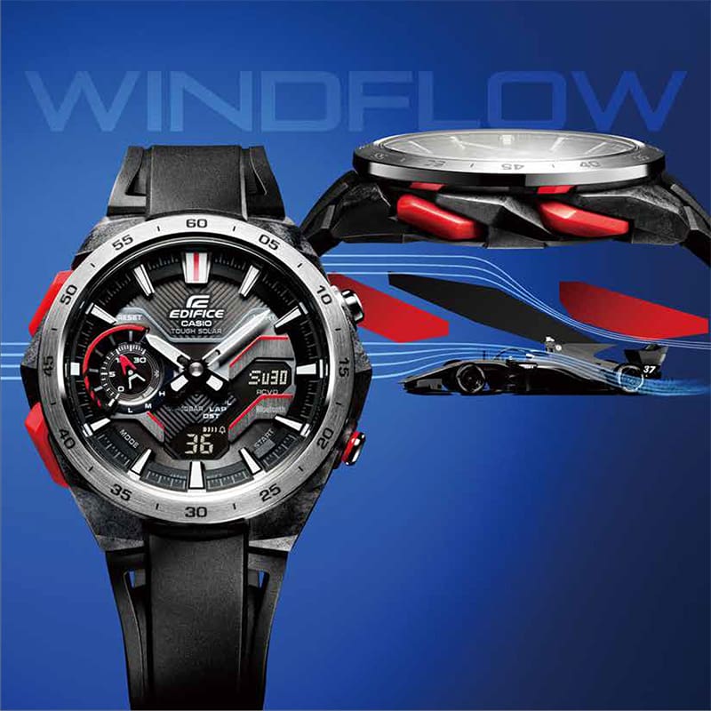 EDIFICE 'Windflow', w/ angular side view reminiscent of an aerodynamic F1 race car. Smartphone Link and Tough Solar Power
altivo.com/products/ecb-2…
#casio #edifice #edificewatches #cars #racingcar #racinglife #formula1 #sportswatch #MensAccessories #MensWatches #mensstyle