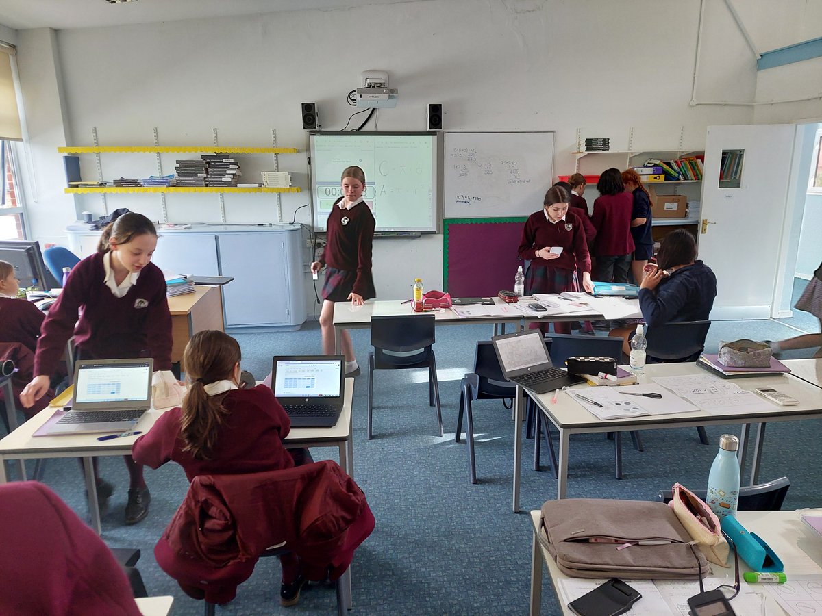 #CCSGYear8 enjoyed a circle race in #Maths today as they tried to get as many correct area and circumference answers as possible in 10 minutes! #CCCollaborate #CCAchieve