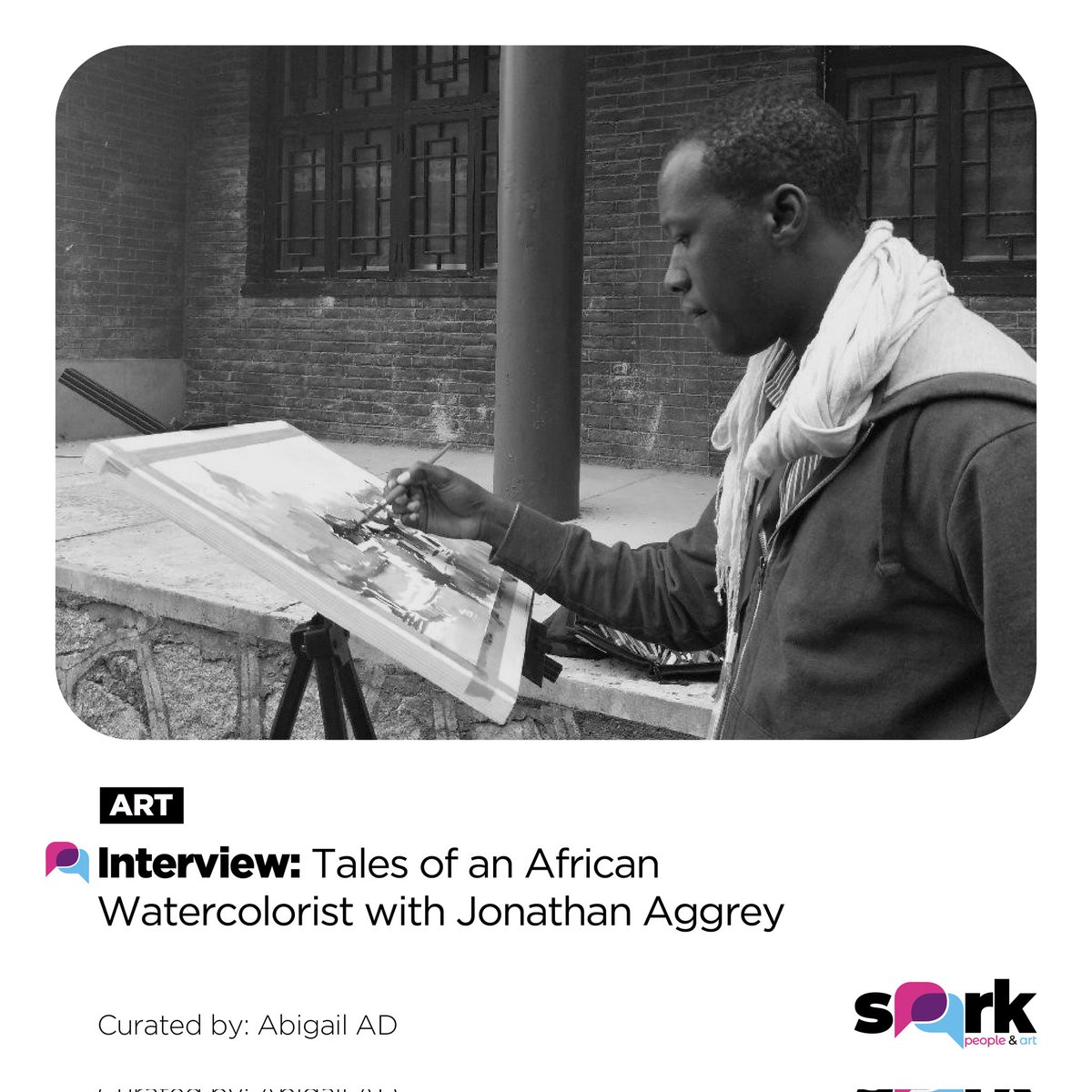 sparklive's tweet image. In an exclusive interview with @sparklive, Jonathan Aggrey shares his artistic journey, global collaborations, and the inspiration behind his latest book &apos;Tales of African Watercolors.&apos; 📘 🎨🖌

sparkmag.live/interview-tale…

#sparklive #sparkex16 #art #Ghana #culture #website